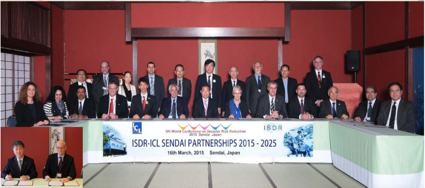 Sendai Partnership signature ceremony 16 march 2015